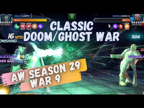 Alliance War Season 29, War 9 - SSx-1 vs. DSVG - Doom and Ghost - Marvel Contest of Champions