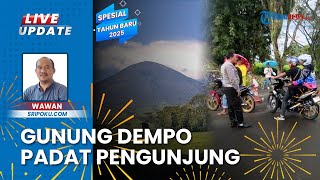 Sambut Pergantian Tahun Baru 2025, Masyarakat Kota Pagar Alam Padati Objek Wisata Gunung Dempo