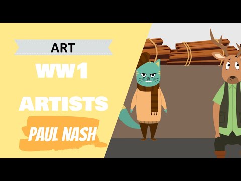 WW1 Artists - Paul Nash (6th Class History/Art Lesson)