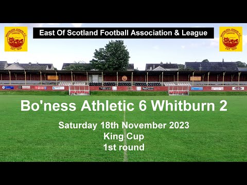 Bo'ness Athletic v Whitburn King Cup 1st round 18-11-2023