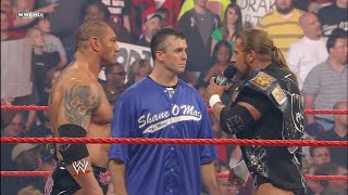 Download lagu Triple H, Shane McMahon & Batista Segment! Raw 13/4/09 mp3