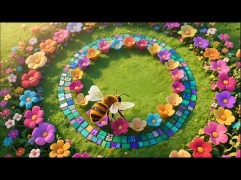 🐝"Albinuța Bâz-Bâz"🐝Cântece vesele | Cântece pentru copii | Albinuța fermecată culege polen 🐝