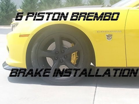 CTS V Brembo Brake Upgrade on 14\' Camaro