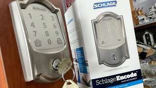 a look at the Schlage Encode WiFi Deadbolt - Can it accept different cylinders