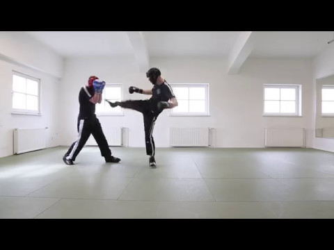 Leichtkontakt Training mit Partner- Kickboxen Gießen