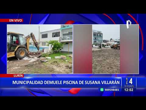 Susana Villarán: demuelen muro perimétrico de su casa de playa tras denuncia de Panorama