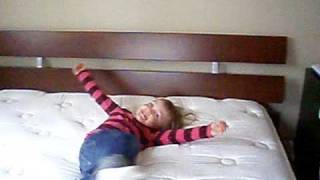 Amelia jumping around (again!) to a new song by Tori Amos - Fire to Your Plain