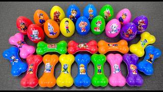 Paw Patrol Clay Hunt With Slime Coloring! Ryder, Chase, Marshall, Rubble & Zuma,...Satisfying ASMR