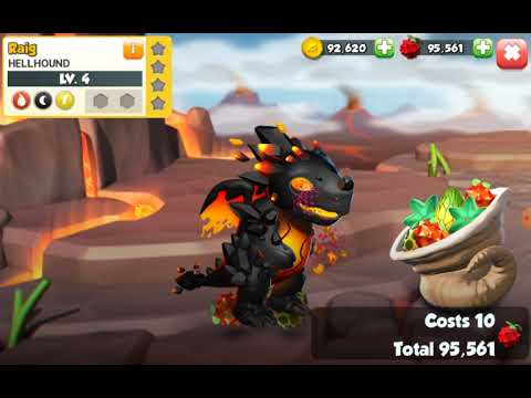 Hatched Hellhound Dragon in DML