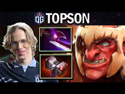OG.TOPSON TROLL WARLORD - TOO STRONG - DOTA 2 7.24 GAMEPLAY