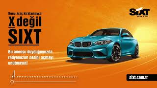 X değil SIXT rent a car