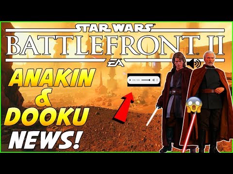 HUGE NEWS: ANAKIN SKYWALKER AND COUNT DOOKU VOICE LINES AND INTERVIEW! STAR WARS BATTLEFRONT 2