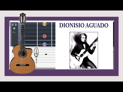 classical TAB - Dionisio Aguado Etude in C Major