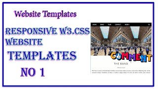 Website Templates responsive W3.CSS