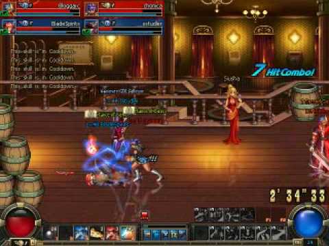 DFO Launcher & Battle Mage vs Striker & Berserker team