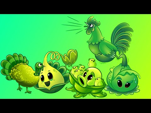 Team CANNON Plants Power-Up vs All Final Boss! in Plants vs Zombies 2 Mod