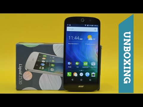 Acer Liquid Z530 Smartphone Unboxing & Hands-on - Not a Review