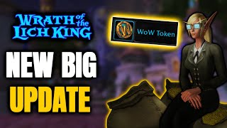 WoW Tokens Now Available On WOTLK Classic Servers !