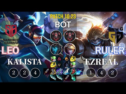 SB Leo Kalista vs GEN Ruler Ezreal Bot - KR Patch 10.23
