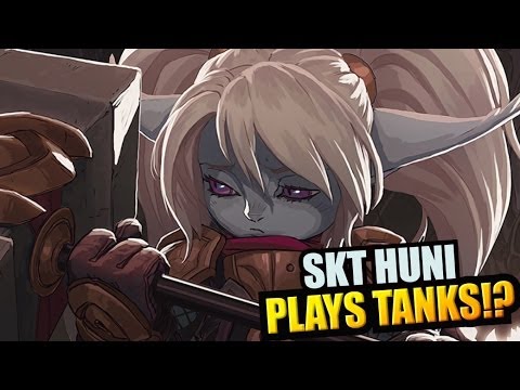 SKT T1 Huni Plays Tanks!? - SoloQ Highlights