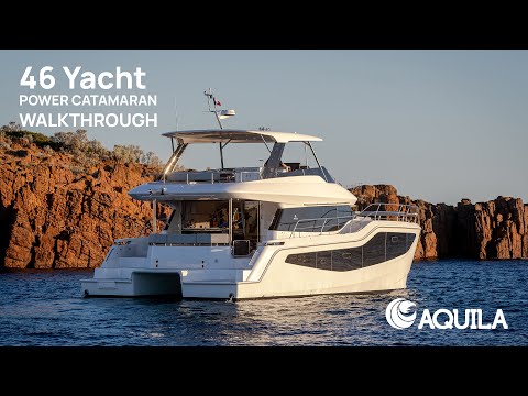 Step Inside the NEW Aquila 46 Yacht | FULL TOUR
