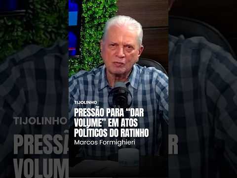 “As reuniões dele não vai ninguém”, diz Formighieri sobre atos do governo