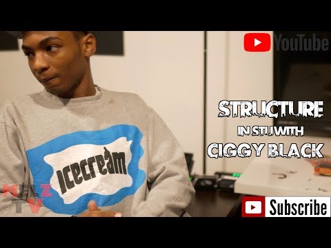 STRUCTURE Bizzy Banks , Leeky G Bando in STUDIO with Ciggy Black