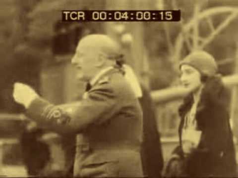 Gabriele d'Annunzio speaks at the Vittoriale - D'Annunzio filmato recita Dante al Vittoriale