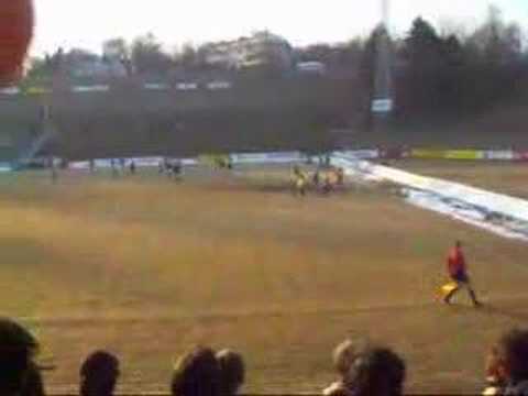 roman koller scores for first vienna fc against sc ritzing