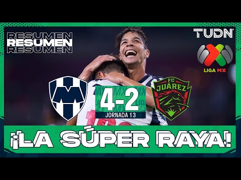 Highlights and goals - Monterrey 4-2 Juárez | Liga MX - Matchday 14 Apertura 2025 | TUDN