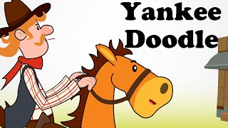 Yankee Doodle Went to Town | Cartoon Nursery Rhymes Songs For Children