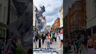 The firefighter is in a joking mood today! 😂😂😄 #funny #london #silve