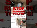 How To Stop A Running Toilet Glacier Bay 2 Button Or Standard Toilet Plumbing Diyplumbing Diy
