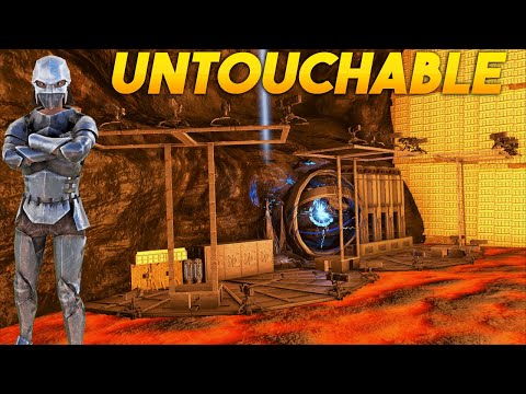 How A SOLO Claimed A Unraidable Custom Cave - ARK