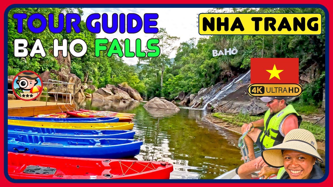 Embark on an immersive walking tour to Ba Ho Waterfalls.