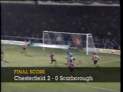 Chesterfield 2 Scarborough 0 1996-97 FA Cup second round