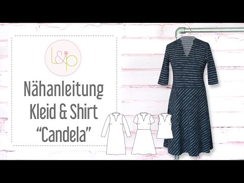Nähanleitung lillesol Candela - ein Jerseykleid oder Shirt nähen