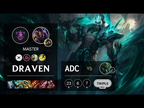 Draven ADC vs Twitch - KR Master Patch 11.23