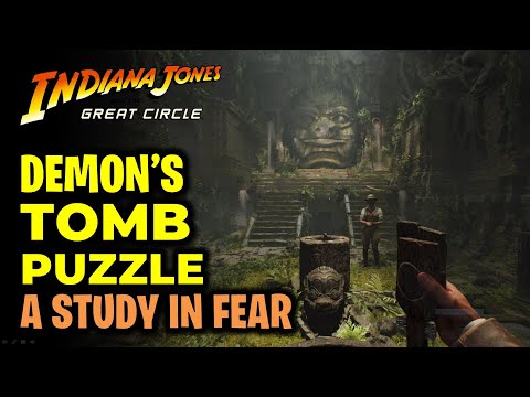 Solve the Demon's Tomb Puzzle | A Study in Fear | Indiana Jones and the Great Circle