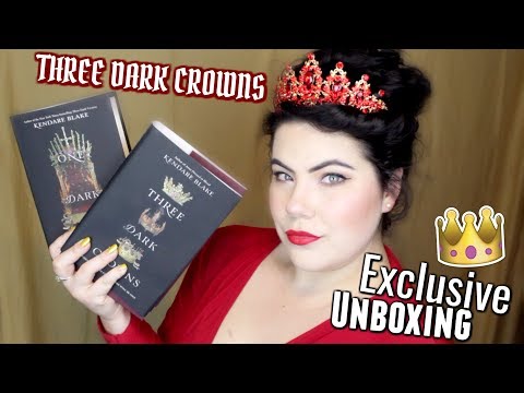 THEY MADE ME QUEEN | Three Dark Crowns Special Unboxing + GIVEAWAY!