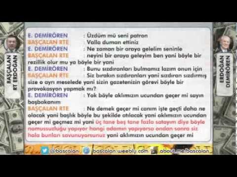 BAŞÇALAN Erdoğan, Milliyet'in Sahibi DEMİRÖREN'e Hakaret Ediyor