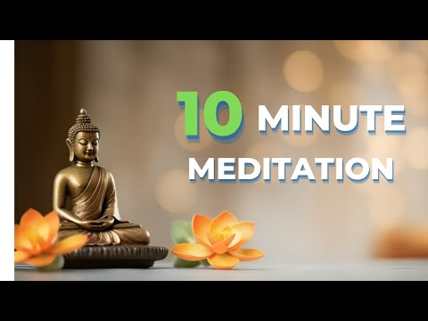 10 Minute Super Deep Meditation Music • Relax Mind Body, Inner peace, Healing Music