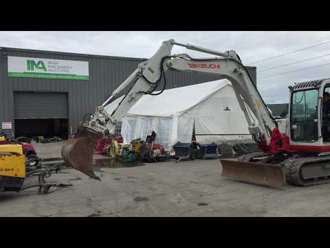 2006 Takeuchi TB175 7.5T Excavator c/w Bucket, Blade & Swivel Boom 8116Hrs FOR AUCTION