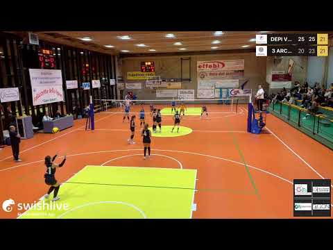 Live alimentato dall'app Swish Live DEPI VOLLEY 6 R VS  3 ARCHI MM
