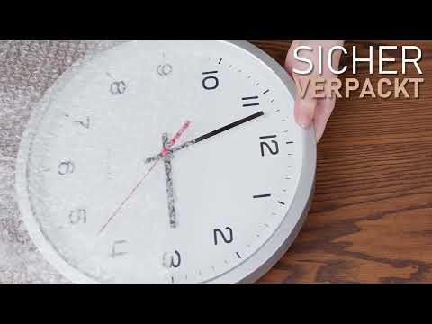 MAVORI® - ANALOGE WANDUHR OHNE TICKGERÄUSCHE - lautlos und hochwertig