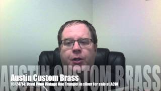 Video thumbnail for Austin Custom Brass  Conn Vintage one  demonstration by Trent Austin by Austin Custom Brass