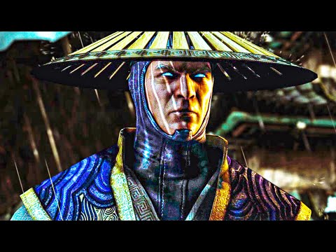 Raiden Destroys Everyone Fight Scene - Mortal Kombat X