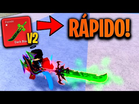 How to get the Dark Blade V2 IN 4 MINUTES in Blox Fruits!