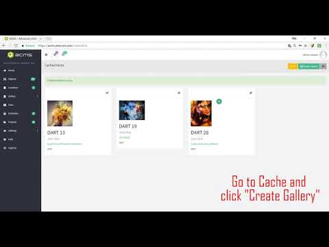 ACMS - How to create a Gallery