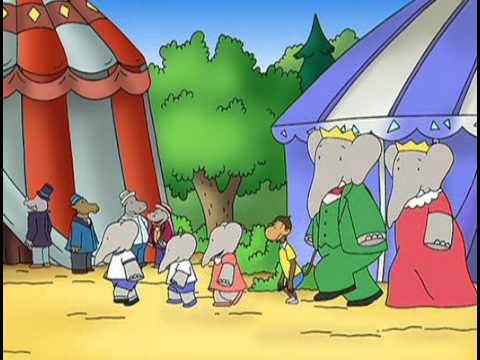 Babar the Elephant. Land of the Treasure Hunt